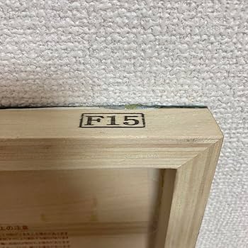 Amazon.co.jp: 真作保証茅原佳介透ける光油彩15号 直筆サイン 裏